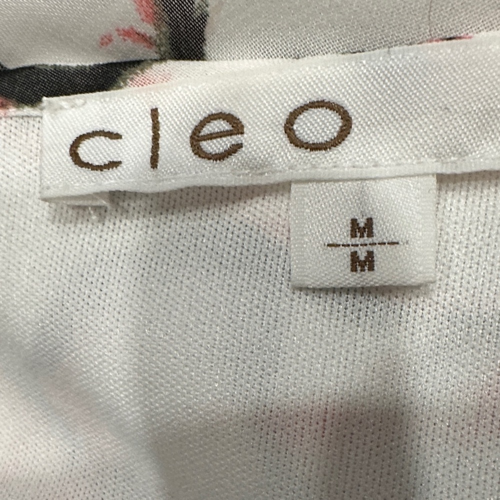 #548 Cleo Floral Print Blouse - Pink and Black - Picture 9 of 10